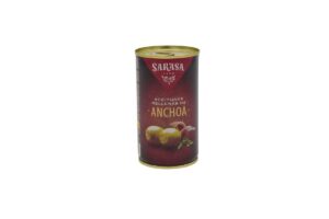 Aceituna rellena anchoa 350 gr Sarasa