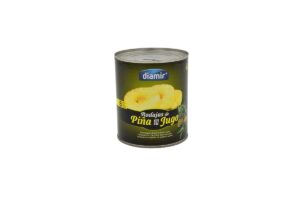 Rodajas de piña en su jugo 8 ud. Diamir