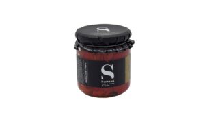Pimiento del piquillo en tiras frasco 340 gr Serrano