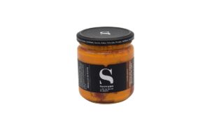 Pimientos del piquillo rellenos de carne frasco 300 gr Serrano