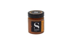 Mermelada de melocotón al ron con almendras 175 gr Serrano