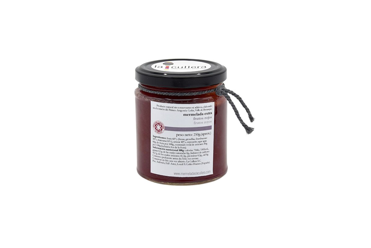Mermelada extra de frutos rojos 250 gr Cullera