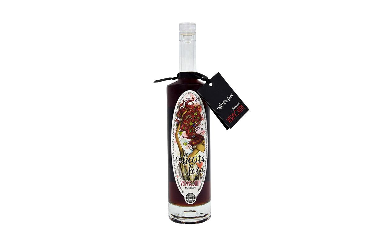 Vermouth artesano Cabecita Loca Rojo75cl