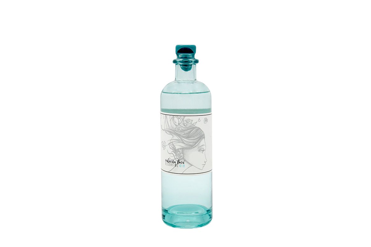 Ginebra artesana Cabecita Loca Essential Gin 70 cl