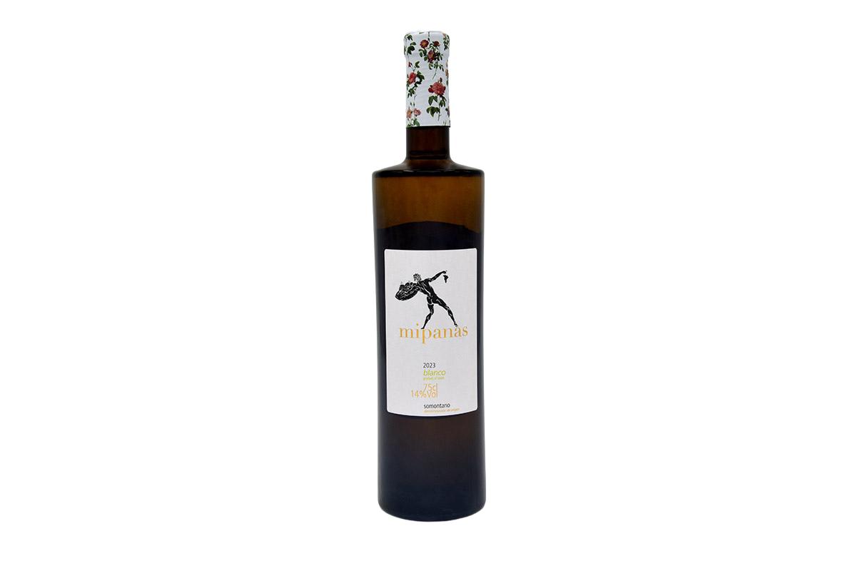 Vino blanco Mipanas DOP Somontano 75cl