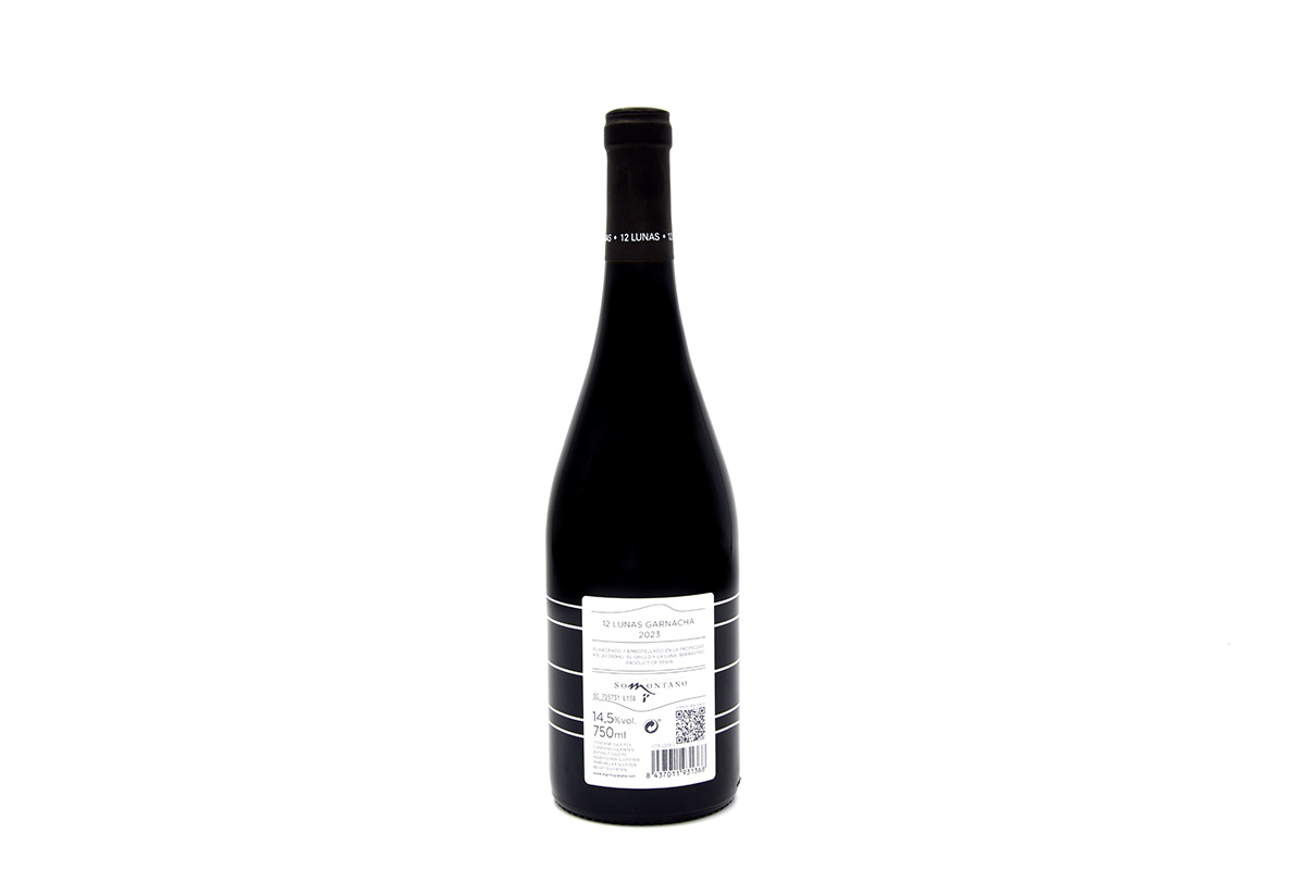 Vino tinto 12 Lunas DOP Somontano 75cl - Imagen 9