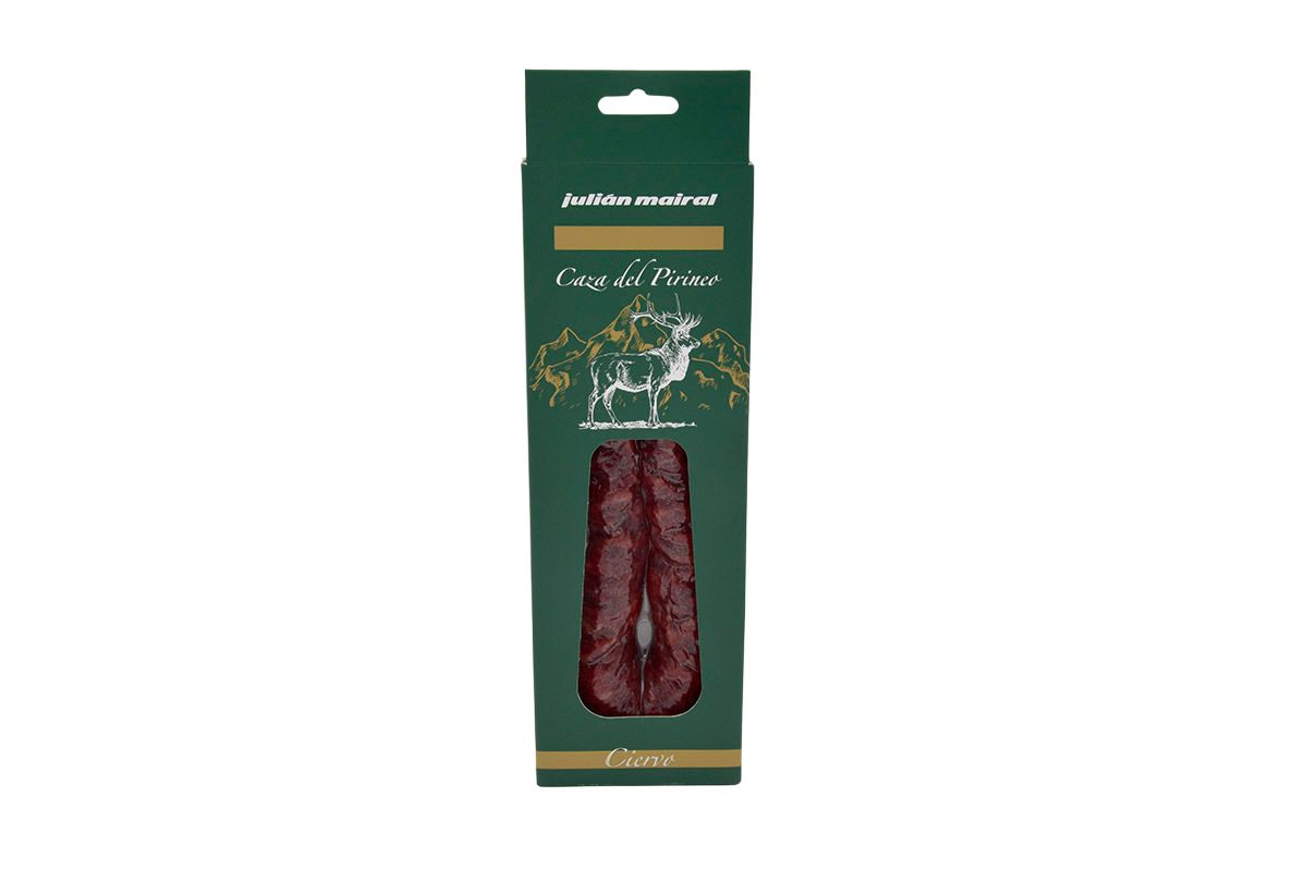 Longaniza de ciervo estuchada 250 gr Julián Mairal
