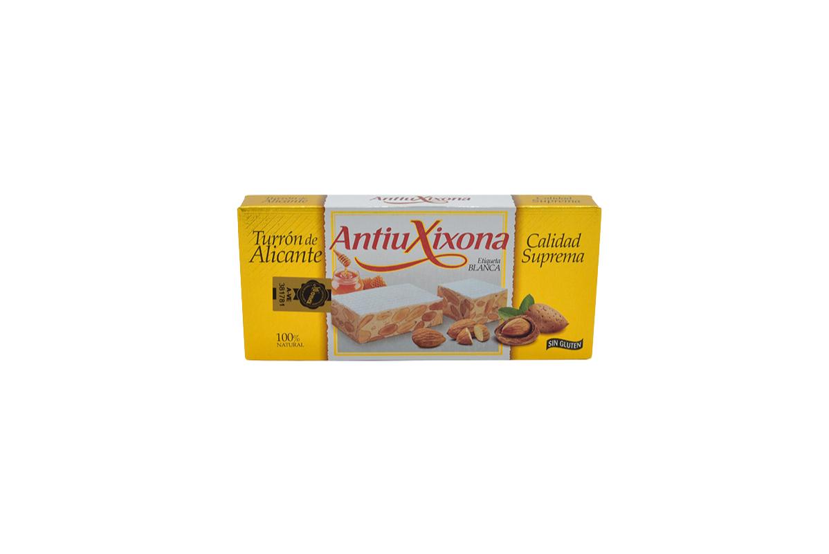 Turrón de Alicante suprema 200 gr Antiu Xixona