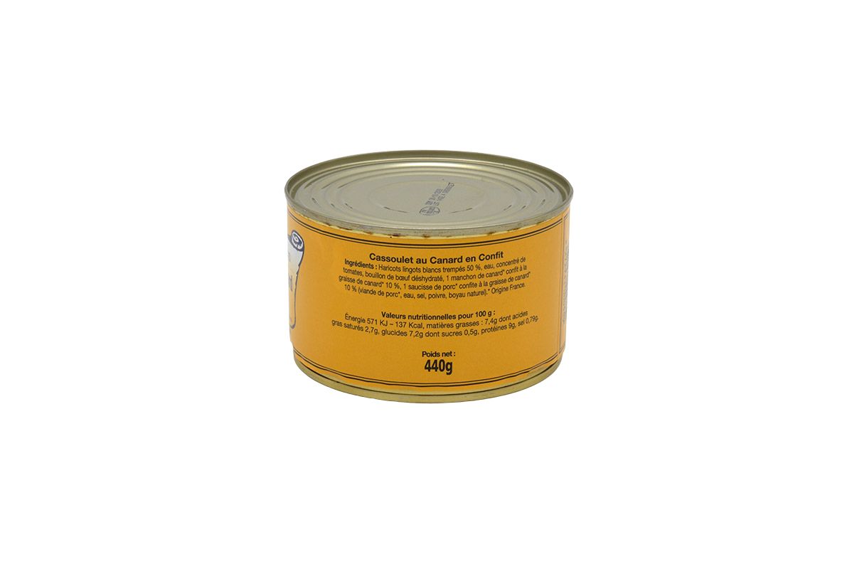 Cassoulet con confit de pato 440 gr Laguilhon - Imagen 3