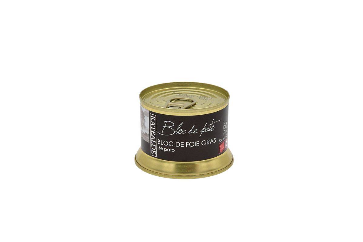 Bloc de foie gras de pato 130 gr Katealde