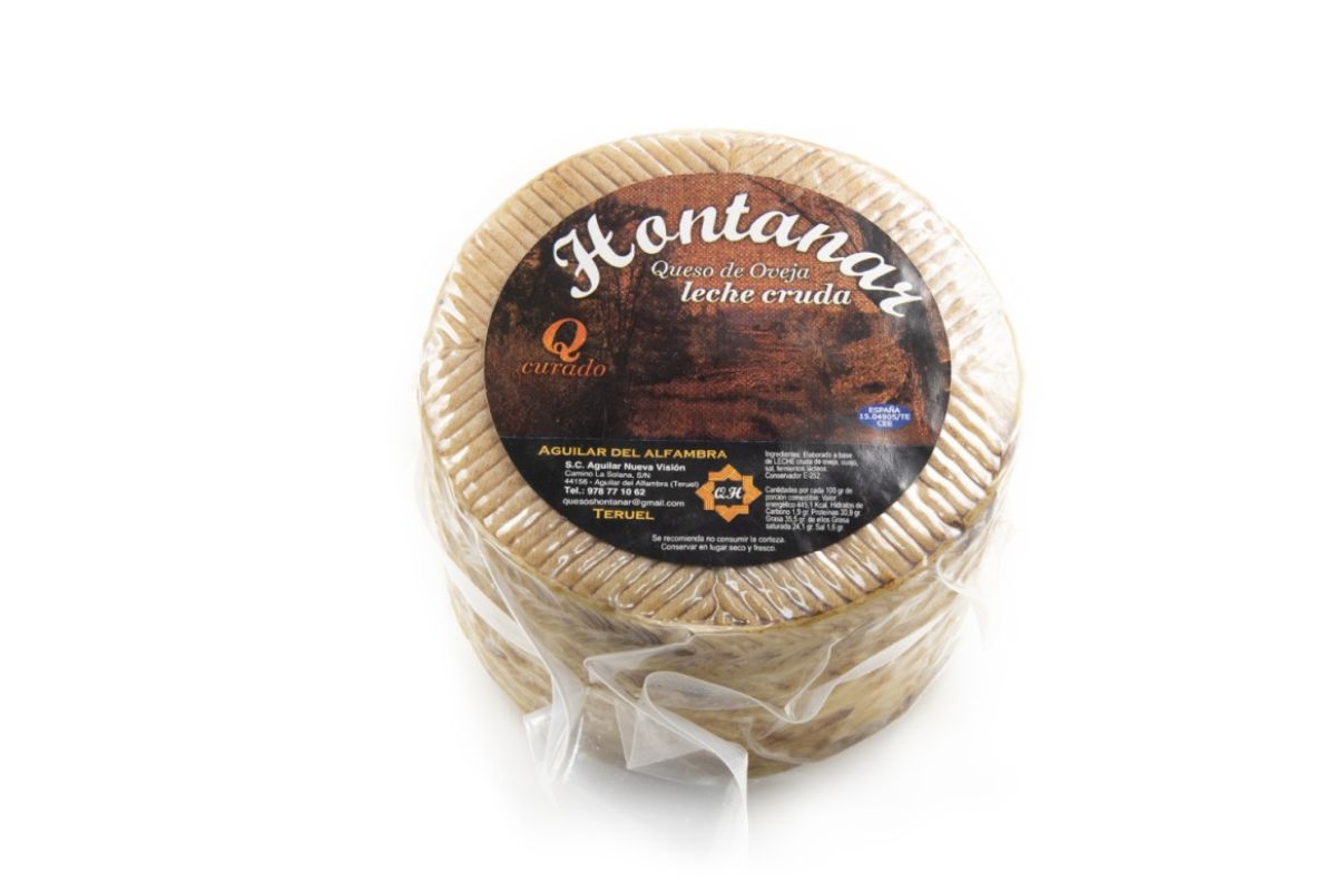 Queso oveja curado cuña 250gr Hontanar