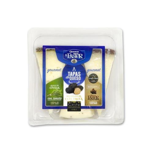 Surtido quesos premium cortados 150 gr El Pastor