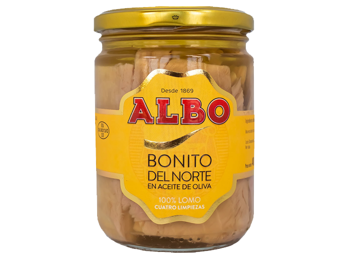 Frasco Bonito del norte AOV 450gr Albo